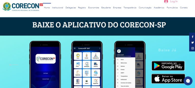 Novo site e aplicativo do Corecon-SP já estão no ar – Conselho Federal ...