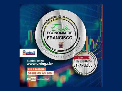 Curso gratuito sobre a Economia de Francisco encerra as inscrições hoje