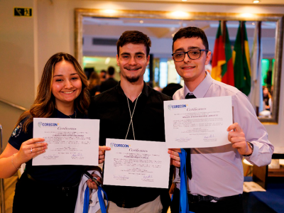 Jovens apresentam soluções sustentáveis no Desafio dos Estudantes durante o XXI CBE