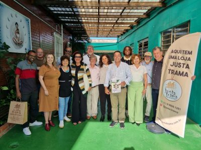 Conselheiros visitaram Cooperativa Justa Trama durante Congresso Brasileiro de Economia