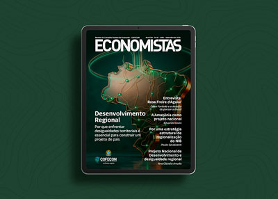 Cofecon apresenta Revista Economistas #61, com artigos sobre desenvolvimento regional