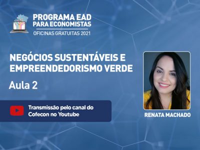 Renata Machado discutirá consumo consciente e educação ambiental em oficina gratuita